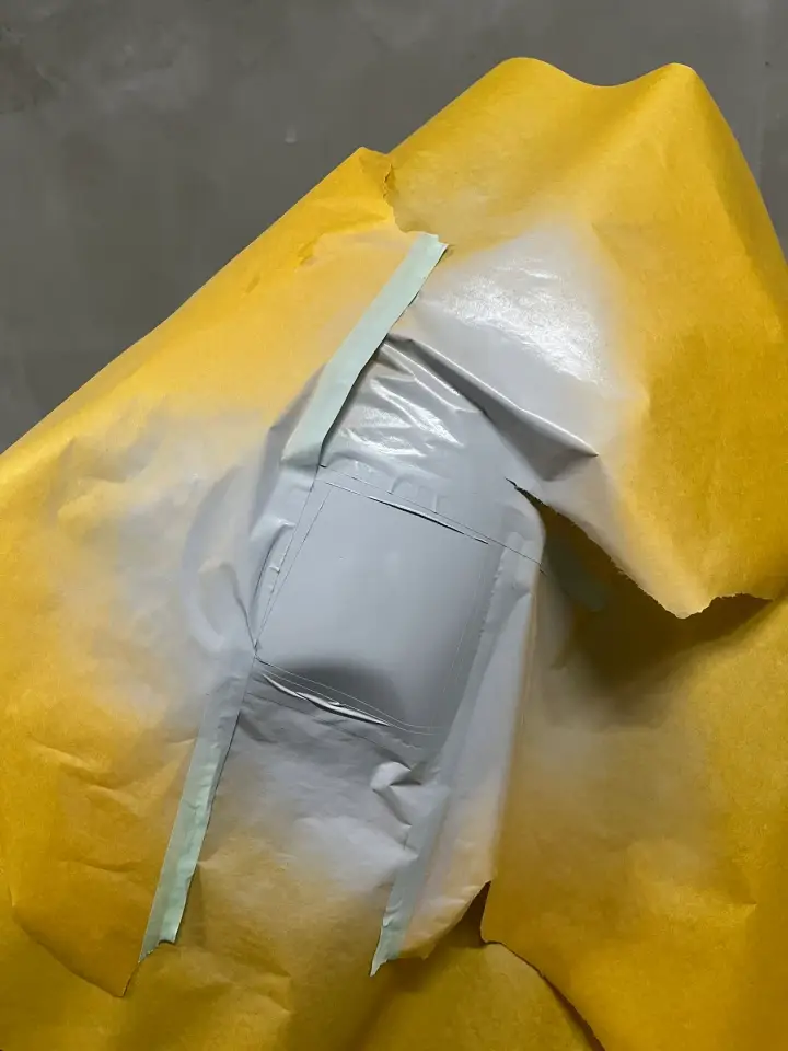 サフェーサーを吹いた状態